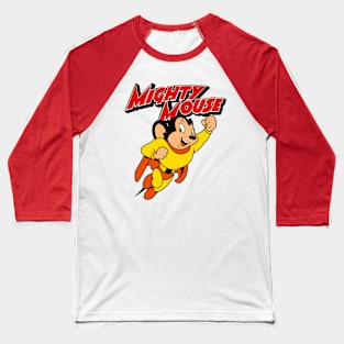 Mighty Mouse - Childhood Baseball T-Shirt